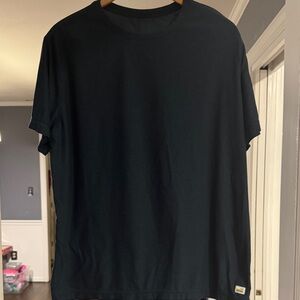 Vuori Strato Tech Men's Navy Heather T-Shirt in XL
